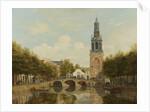 The Torensluis Bridge with the Tower called Jan Roodenpoortstoren in Amsterdam, The Netherlands by Hendrik Gerrit ten Cate