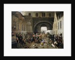 A Collision at the Halpoort in Brussels (Alcohol Smuggling), Belgium by Constantinus Fidelio Coene