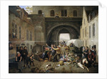 A Collision at the Halpoort in Brussels (Alcohol Smuggling), Belgium by Constantinus Fidelio Coene