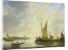 View of Dordrecht from Papendrecht, The Netherlands by Christiaan Lodewijk Willem Dreibholtz