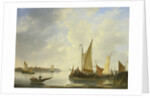 View of Dordrecht from Papendrecht, The Netherlands by Christiaan Lodewijk Willem Dreibholtz