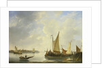 View of Dordrecht from Papendrecht, The Netherlands by Christiaan Lodewijk Willem Dreibholtz