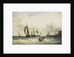 Anchorage at Bremerhaven, Germany by Willem Gruyter Jr