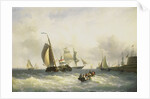 Anchorage at Bremerhaven, Germany by Willem Gruyter Jr