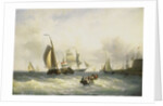 Anchorage at Bremerhaven, Germany by Willem Gruyter Jr
