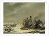 Bivouac at Molodetschno during the Night of the 3rd to 4th of December 1812, episode from Napoleon's Retreat from Russia by Johannes Hari I