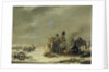 Bivouac at Molodetschno during the Night of the 3rd to 4th of December 1812, episode from Napoleon's Retreat from Russia by Johannes Hari I