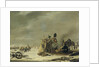 Bivouac at Molodetschno during the Night of the 3rd to 4th of December 1812, episode from Napoleon's Retreat from Russia by Johannes Hari I