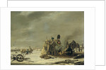 Bivouac at Molodetschno during the Night of the 3rd to 4th of December 1812, episode from Napoleon's Retreat from Russia by Johannes Hari I