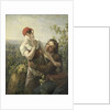 The Amorous Vineyard Laborer by Peter Paul Joseph Noël