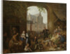 Two drunks on the market near the Westerkerk, Amsterdam by Peter Paul Joseph Noël