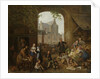 Two drunks on the market near the Westerkerk, Amsterdam by Peter Paul Joseph Noël
