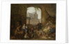 Two drunks on the market near the Westerkerk, Amsterdam by Peter Paul Joseph Noël