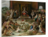 Allegory on the Abdication of Emperor Charles V in Brussels Belgium by Frans Francken II