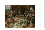 Allegory on the Abdication of Emperor Charles V in Brussels Belgium by Frans Francken II