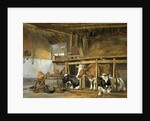 Cows in a Stable by Jan van Ravenswaay