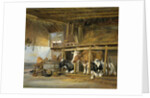 Cows in a Stable by Jan van Ravenswaay