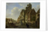 View in Dordrecht, The Netherlands, Johannes Schoenmakers by Johannes Christiaan Schotel