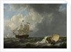 Ships on a Stormy Sea by Johannes Christiaan Schotel