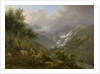 The Cascades at Tivoli, with a Storm Approaching by Abraham Teerlink