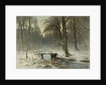 A January evening in the Haagse bos, The Netherlands by Louis Apol