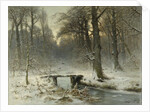 A January evening in the Haagse bos, The Netherlands by Louis Apol