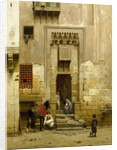 Courtyard of a house in Cairo, Egypt by Willem de Famars Testas