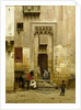 Courtyard of a house in Cairo, Egypt by Willem de Famars Testas