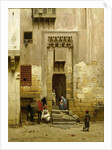 Courtyard of a house in Cairo, Egypt by Willem de Famars Testas