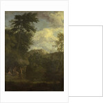 Arcadian Landscape with Diana Bathing by Johannes Glauber