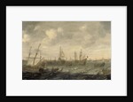 The Dutch Herring Fleet under Sail by Cornelis Beelt