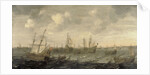 The Dutch Herring Fleet under Sail by Cornelis Beelt