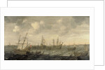 The Dutch Herring Fleet under Sail by Cornelis Beelt