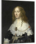 Portrait of Aegje Hasselaer, Wife of Henrick Hooft by Michiel Jansz van Mierevelt