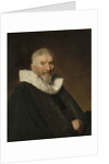 Portrait of Johan van Schoterbosch, Councilor and Alderman of Haarlem by Johannes Cornelisz. Verspronck