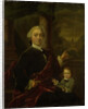 Family Portrait of Jan van de Poll, Banker and Burgomaster of Amsterdam with his young Son Harman by Jan Maurits Quinkhard