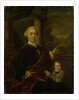 Family Portrait of Jan van de Poll, Banker and Burgomaster of Amsterdam with his young Son Harman by Jan Maurits Quinkhard