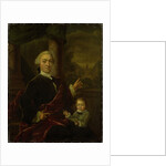 Family Portrait of Jan van de Poll, Banker and Burgomaster of Amsterdam with his young Son Harman by Jan Maurits Quinkhard