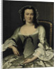 Portrait of Maria Henriëtte van de Pol, Wife of Willem Sautijn by Frans van der Mijn