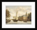 Nijenrode Castle on the Vecht near Breukelen, The Netherlands by Jacobus Storck