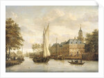 Nijenrode Castle on the Vecht near Breukelen, The Netherlands by Jacobus Storck