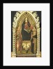 Virgin and Child Enthroned with Four Saints, Saints John the Baptist, Antony Abbot, Elizabeth of Hungary, a female saint by Anonymous