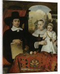 Family Portrait of Willem van der Helm, Architect of the Town of Leiden, and his Wife Belytgen Cornelisdr van de Schelt and their young Son Leendert by Barent Fabritius