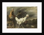 Cock, a Hen and other Poultry by Pieter Jansz. van Ruyven