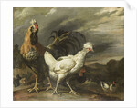 Cock, a Hen and other Poultry by Pieter Jansz. van Ruyven