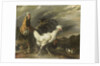 Cock, a Hen and other Poultry by Pieter Jansz. van Ruyven
