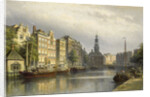The Singel, Amsterdam, looking towards the Mint. by Eduard Alexander Hilverdink