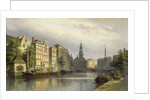 The Singel, Amsterdam, looking towards the Mint. by Eduard Alexander Hilverdink