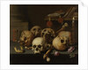 Vanits still life by Aelbert Jansz. van der Schoor