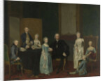 Portrait of Pieter Cornelis Hasselaer, Adviser to the Dutch East India Company and Burgomaster of Amsterdam, with his Family by George van der Mijn